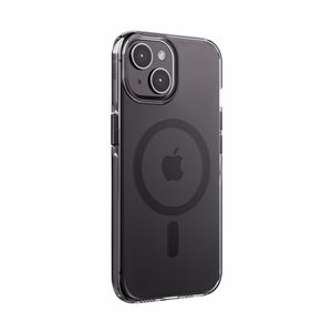 Crong Clear MAG Pro MagSafe vāciņš ierīcei iPhone 15, melns