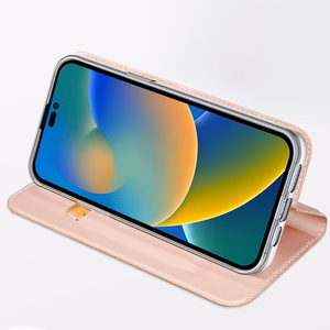 Dux Ducis Skin Pro viedtālruņa apvalks atverams vāciņš iPhone 14 Pro Max zelta