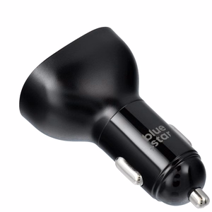 BLUE STAR car charger 3A 63W Type C + USB A PD QC3.0 AFC PPS SFC2.0 black