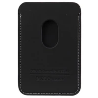 Audi sintētiskās ādas magnētiska maka, savietojama ar MagSafe – melna