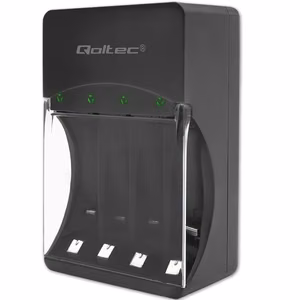 Qoltec 50653 – NiMH R03/AAA un R6/AA akumulatoru lādētājs