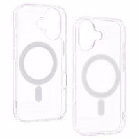 Akrila magnētiskais viedtālruņa apvalks Iphone 17 caurspīdīgs