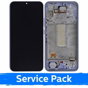 LCD Display Compatible With Samsung A346 A34 5G With Frame / Violet / (Service Pack)