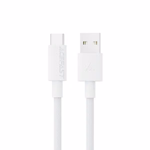 USB kabelis Acefast C18-04 no USB-A uz USB-C 1,2 m, balts