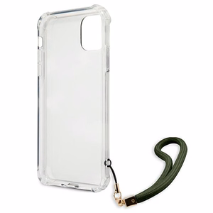 Guess GUHCN61KSARKA iPhone 11 6.1" / Xr zaļš/haki cietais apvalks Camo kolekcija