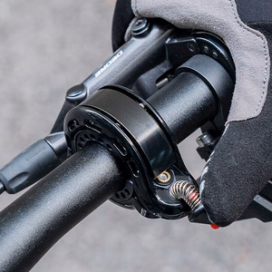 Rockbros 34210028001 Q formas velosipēda zvaniņš - melna