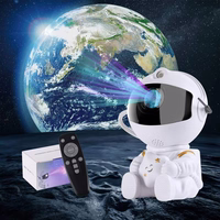 LED 3D galaktikas un zvaigžņu projektors Reach Mini Astronaut balts