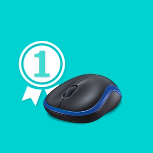 Bezvadu pele Logitech 2,4G 1000 dpi M185 zila