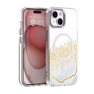 Epoxy Mag maciņš iPhone 15 6,1" balts