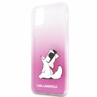 Karl Lagerfeld KLHCN65CFNRCPI iPhone 11 Pro Max cietais maciņš rozā Choupette Fun