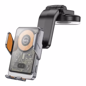 Wireless car phone holder Hoco 15 W windshield / dashboard HW8 black