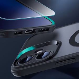 ESR Classic Pro Halolock MagSafe apvalks iPhone 16 - melns