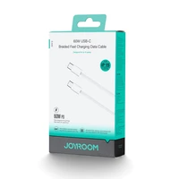 Joyroom Ben Series S-A45 USB-C / USB-C 60W kabelis 1m - balts