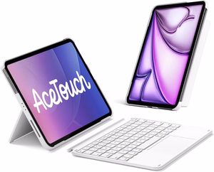 Inateck KB04122 AceTouch vāciņš ar tastatūru ierīcei iPad 10.9–11", balts