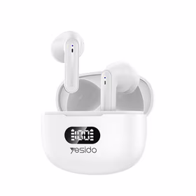 YESIDO EARPHONES TWS19 (Enc) BT 5.3 balts