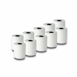 Qoltec 51895 termopapīra ruļļi bez BPA, 57 × 30 mm, 55 g/m², 10 gab.
