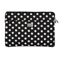 Wonder Portatīvais maciņš datoram 13–14 collas melns polka-dot raksts