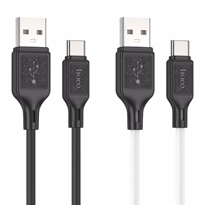 Cable USB A to USB C Hoco 3A 1 m X90 black