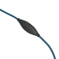 ART kabeļu austiņas spēlēm Jack 3,5 mm / USB A ar mikrofonu G11 melnas