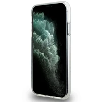 DKNY IML mono un svītras magnētiskais viedtālruņa apvalks iPhone 11 / Xr - melns