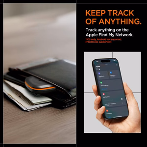 SPIGEN TAGME BLUETOOTH IZSEKOTĀJS MELNS