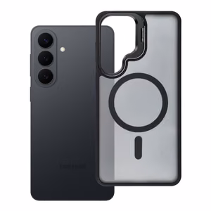 Maciņš priekš Samsung S26 PLUS Forcell F-Protect Shadow Stand Premium saderīgs ar MagSafe melns
