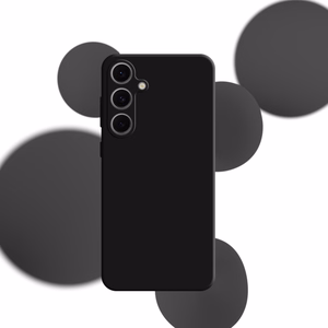 Силиконовый чехол 3mk для Samsung Galaxy S24 FE - чёрный