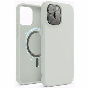 Telefona maciņš „TM MagSafe Silicone“ priekš iPhone 16 Pro / Aquamarine /