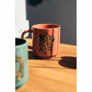 Harry Potter Hogwarts Houses keramikas krūžu komplekts ar statīvu, 4 gab., 300 ml