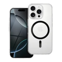 Drop Glue krāsains magnētiskais viedtālruņa apvalks, saderīgs ar MagSafe, paredzēts IPHONE 13 PRO MAX, melns