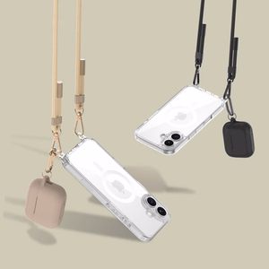 Tech-Protect FlexAir Chain MagSafe iPhone 16e apvalks - Melns/Bēšs