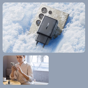 Joyroom JR-TCF23 USB-C 25W SFC / PPS / PD tīkla lādētājs - melns