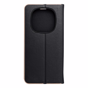 LUNA Viedtālruņa apvalks zeltains XIAOMI Redmi Note 14 PRO 4G melns