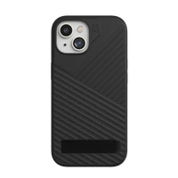 ZAGG Denali Snap KS MagSafe viedtālruņa apvalks ar statīvu iPhone 15 / 14 / 13 - Melns