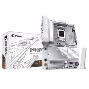 GIGABYTE B850 AORUS ELITE WIFI7 ICE Материнская плата AMD Ryzen 9000 DDR5 8200МГц PCIe 5.0 M.2 Wi-Fi 7 USB 3.2 Gen 2x2