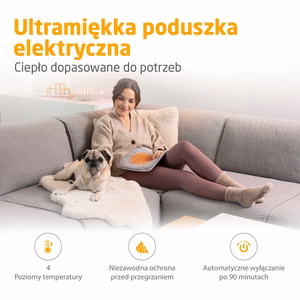 Medisana HP 516 sildspilvens, gaiši pelēkā krāsā