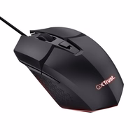 Trust Felox Gaming wired mouse GXT109 melns