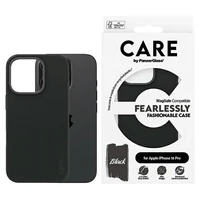 CARE by PanzerGlass modes viedtālruņa apvalks iPhone 16 Pro 6.3" melns Magnētiskais 1378