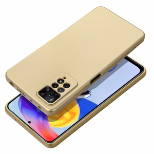 Metāla viedtālruņa apvalks XIAOMI Redmi NOTE 14 PRO 4G zelts