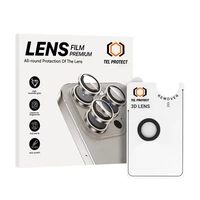 Aizsargstikls objektīvam Tel Protect 3D Lens Aramid Series viedtālrunim iPhone 17 Air melns