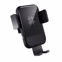 Rock Magnētiskais magnētiskais gravitācijas turētājs EDZ-03 indukcija uz ventilācijas atveri melns