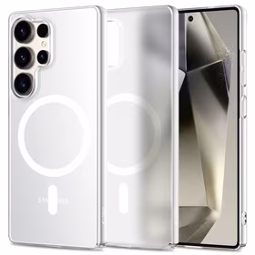 Tech-Protect MagSlim Magnētiskais viedtālruņa apvalks Samsung Galaxy S25 Ultra - Caurspīdīgs