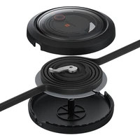 Ātrās uzlādes 3in1 kabelis Baseus Free2Draw, USB uz micro USB+USB-C+Lightning, 3.5A, 1.1m (melns)