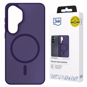 3mk Smoke MagCase violets – tālruņa vāciņš modelim Samsung Galaxy S26