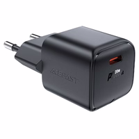 Acefast A73 Mini PD 20W GaN USB-C sienas lādētājs - melns
