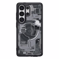 Spigen Ultra Hybrid Mag MagSafe Maciņš for Samsung Galaxy S26 Ultra Zero One - Clear melns