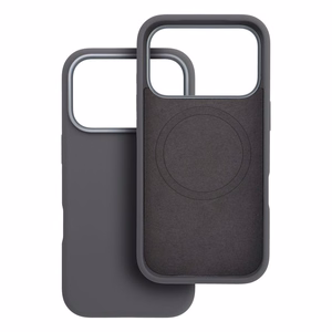 Maciņš priekš iPhone 15 PRO Forcell F-Protect Frame Premium saderīgs ar Magsafe pelēks