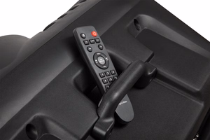 Aktīvā skaļruņu kolonna ar 2 bezvadu UHF mikrofoniem, SD, Bluetooth, FM, USB, 60 W