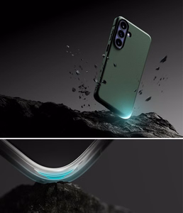 Ringke Onyx maciņš, paredzēts Samsung Galaxy S26 FE, tumši zaļš