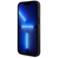 Guess 4G Stripes viedtālruņa apvalks ar Magnētisko maku iPhone 15 - melns